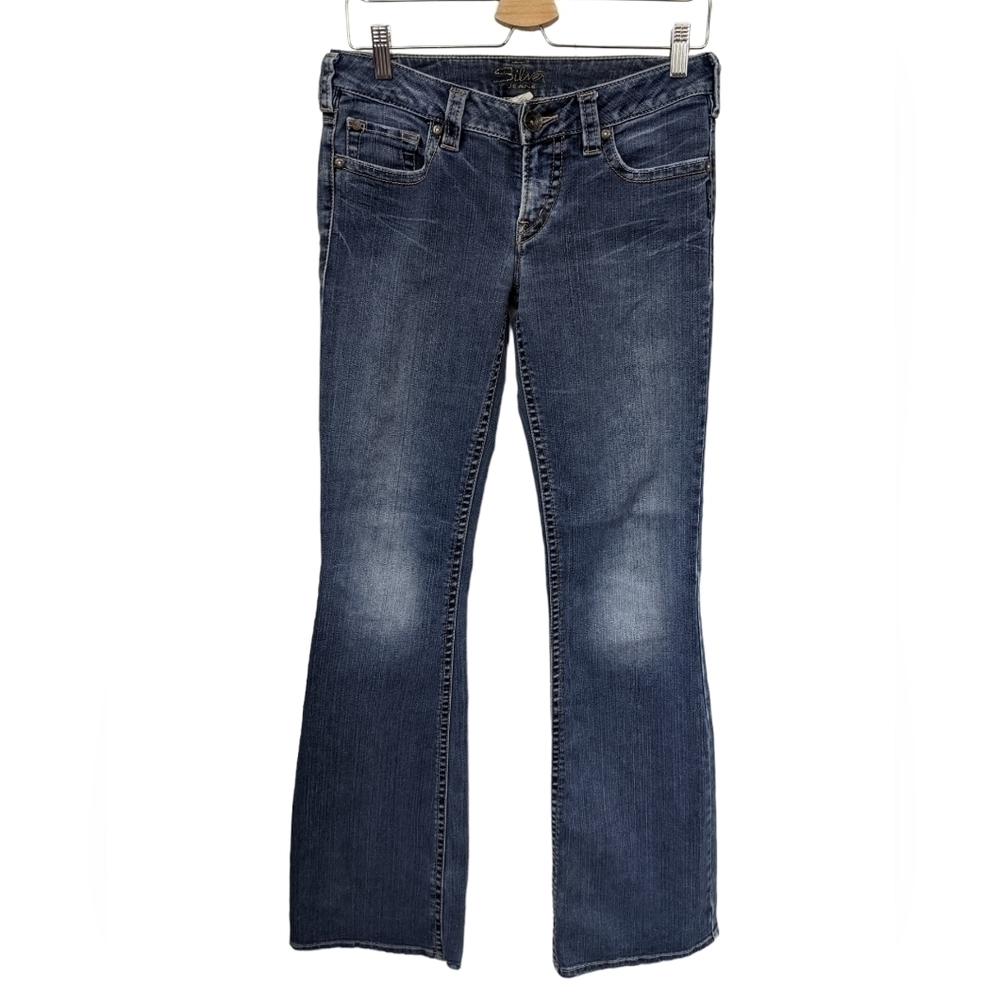 Silver Vintage Aiko Flare Jeans Sz 28/35